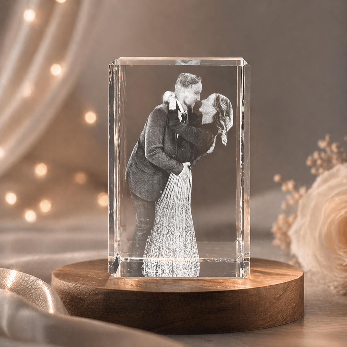 Custom 3D Portrait Crystal