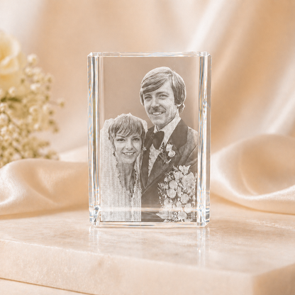 Custom 3D Portrait Crystal