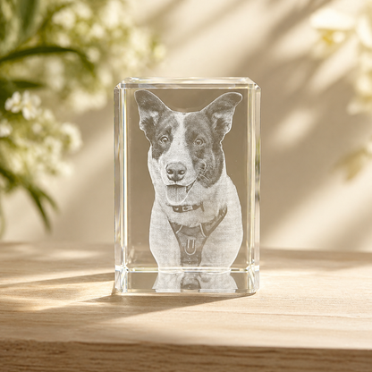 Custom 3D Portrait Crystal